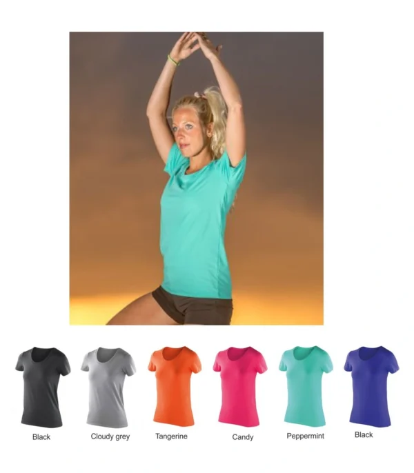 Spiro SR280F Ladies Impact Softex Tee Shirt